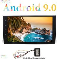 XISEDO 9 Inch Android 9.0 Car Stereo Octa-Core RAM 4G ROM 32G Head Unit in Dash Car Radio GPS Navigation for Porsche Cayenne (2003-2010) (with Optic Fiber Decoder Adapter)