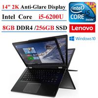 Lenovo Flex 4 14in Full HD Touchscreen Intel Core i5-6200U 2.3GHz, 256GB SSD, 8GB RAM, Windows 10 Home (Renewed)