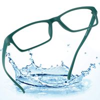 LifeArt Blue Light Blocking Glasses,Computer Reading Glasses,Transparent Lens,Reduce Headaches&Eyestrain,Stylish for Women/Men (Austin_c2_Green, 0.75 Magnification)