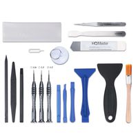 HQMaster Opening Pry Tool Kit, 18 in 1 Professional Phone Repair Tools for Electronics with Magnetic Pentalobe Phillips Screwdriver Set for Repairing Most MacBook, iPhone, Computer, iPad, iPod, Laptop
