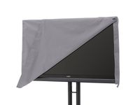 Covermates - Outdoor Flip Top TV Cover - Fits 60 to 64 Inch TV's - Elite - 300 Denier Stock-Dyed Polyester - Full Coverage - Front Flip Top For Quick Viewing - 3 YR Warranty - Water Resistant - Charcoal