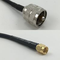 3 feet RG142 PL259 UHF Male to SMA MALE Pigtail Jumper RF coaxial cable 50ohm High Quality Quick USA Shipping