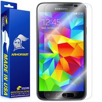 ArmorSuit  FBA_320-259 Screen Protector Max Coverage MilitaryShield Screen Protector Compatible with Samsung Galaxy S5 - HD Clear Anti-Bubble Film
