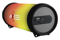 AXESS SPBL1043 Mini Portable Bluetooth Hi-Fi Bluetooth Speaker with Dancing LED Lights, Silver