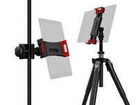 IK Multimedia iKlip 3 Deluxe iPad tablet mount for music stands & camera tripods IP-IKLIP-3DLX-IN