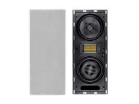 Monoprice 3-Way Carbon Fiber in-Wall Column Speaker - 6.5 Inch (Each) with Ribbon Tweeter - Amber Series