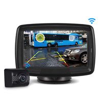AUTO-VOX Digital Wireless Backup Camera and Monitor Kit TD-2, Stable Signal Reverse Camera Kit with Super Night Vision, IP68 Waterproof Rear View Camera for Truck, Minibus, Van, Trailer