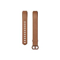 Fitbit Alta HR and Alta Leather Accessory Band, Brown, Large