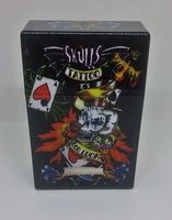 Fujima Tattoo"Good Luck" Design King Size Push-N-Open Cigarette Case