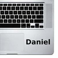 (2X) StickAny Palm Series Daniel Sticker for MacBook Pro, Chromebook, and Laptops (Black)
