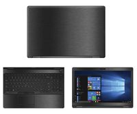 Decalrus - Protective Decal for Dell Latitude 5580 (15.6" Screen) Laptop Dark Grey Texture Brushed Aluminum Skin case Cover wrap BAdellLatitude5580Dark Grey