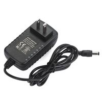 DC 13V 1A UL-Listed Power Supply DC Adapter DC Power Cord with 5.5mmx2.5mm DC Jack,1.5 Meter/4.9 Feet Cable for LED Strip Lights,CCTV Camera,Wireless Router,Video Telephone,Monitor,Black