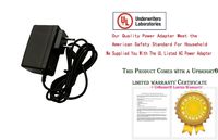 Asian Power Devices WA-18H12. Wall Adapter, Power Supply, AC-to-DC Interchangeable, Switching, 12V, 1.5A, 18W, 3.0" L x 1.9" W x 1.4" H