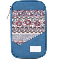 Travel Organizer Cable Bag USB Drive Shuttle Case Electronics Accessory Storage Organizer (Blue)