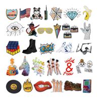 VSCO Stickers, 30 Pcs Laptop Stickers for Hydro Flask, Tumbler, Water Bottles, Phonecase, Guitar, car, Recyclable Vinyl Cute Waterproof Sun Aesthetic Stickers Decals for Kids, Adults(American Flag)