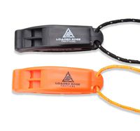 Safety Survival Whistle - Emergency Running Whistles with Lanyard (2 Pack) - Extra Loud - Perfect for Hiking, Boating, Camping, Hunting, Biking & More - U.S. Veteran Owned Company