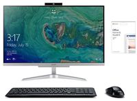 Newest Acer Aspire All-in-One 23.8" FHD Desktop w/Office Home & Student 2019 | Intel Quad Core i5-8250U (Beat i7-7500U) | 12GB DDR4 RAM | 512GB SSD | Wireless Keyboard and Mouse | Windows 10