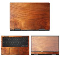 decalrus - Protective Decal Wood Skin Sticker for Dell Inspiron i7386 / 7386 (13.3" Screen) case Cover wrap DEinspiron13_I7386-155