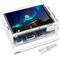 kuman 3.5 Inch Touch Screen with Protective Case 320x480 Resolution TFT LCD Display for Raspberry Pi 3B+, 2B, B+