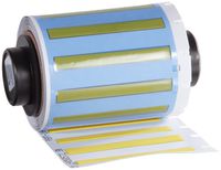 Brady PSPT-094-175-YL TLS 2200 and TLS PC Link 1.765" Width x 0.182" Height, B-342 Heat-Shrink Polyolefin, Matte Finish Yellow PermaSleeve Wire Marker Sleeves (100 per Roll)