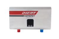 iHeat Tankless HS-4 120V 29A 3.2KW Stainless Steel Enclosure 6.5" x 11.5" x 3", 5.25 lb, 1/2" CPT AWG#10 Point of Use Electric Water Heater