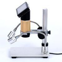Mophorn HDMI Microscope 1920x1080 Resolution Digital Microscope 10-300 Magnification USB 2.0 Handheld Digital Microscope for PCB Repair Tool