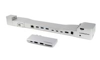 LandingZone 2-Item Bundle: Docking Station and USB Type-C Hub for The 13-inch MacBook Pro Without Touch Bar (13-inch Silver Docking Station, Silver Hub)