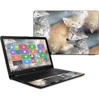 MightySkins Skin Compatible With HP 15t Laptop 15.6" (2017) - Kittens | Protective, Durable, and Unique Vinyl Decal wrap cover | Easy To Apply, Remove, and Change Styles | Made in the USA