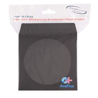 AcePlus 1,000 Premium Black Paper Sleeves 100g Weight for CD and DVD Envelopes with Clear Window and Flap; 10 packs x 100-Sleeves in Retail Packaging