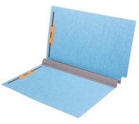 TAB Pressboard Expansion Folder 2" Expansion with 2 Fasteners Legal Size Blue 25/Box