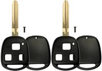 KeylessOption Just the Key Case Keyless Entry Remote Control Car Key Fob Shell Replacement for HYQ1512V (Pack of 2)