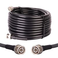 35ft SDI Cable RG6 75 Ohm 3G/7G HD-SDI BNC to BNC Male Type Jumper Cables for Surveillance Camera System Cables CCTV/DVR/TV