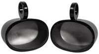 Pair Rockville MAC69B 6 x 9 inch Black Aluminum Wakeboard Tower Speaker Pod Enclosures