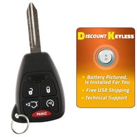 Discount Keyless Replacement Uncut Car Remote Fob Key Combo Compatible with OHT692713AA, OHT692427AA