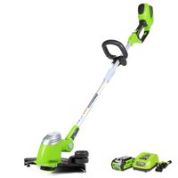 Greenworks 13-Inch 40V Cordless String Trimmer/Edger, 2.0 AH Battery Included 21302