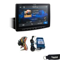 Alpine iLX-F259 Halo Media Receiver with CarPlay and Android Auto, Includes SWI-RC Steering Wheel Interface