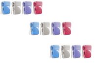 Officemate Cubicle Clips, Assorted Colors, 3 Box of 24 (30178). Total 72 Clips