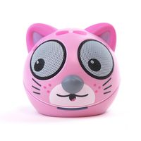 Zoo Tunes Compact Portable Bluetooth Stereo Speakers for MP3 Players, Tablets, Laptops etc. Kitten