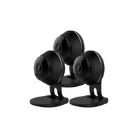 Samsung SNH-C6417BNB SmartCam HD Plus 1080p Full HD Wi-Fi Camera Black Bundle Three Pack (Renewed)