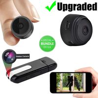 JCT Mini Hidden Camera-Wireless Hidden Home WiFi Security Cameras -USB Camera Bundle Wireless Camera- with App 1080P Night Vision Motion Sensor & Case Motion Activated Indoor Outdoor Small