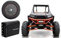 Kicker 43CWRT101 COMPRT10 10" 800w Subwoofer Sub+Amplifier For RZR/ATV/UTV/Cart