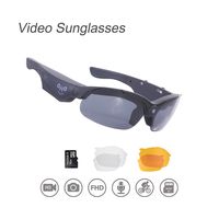 OHO Hunting Camera, 16GB Ultra HD Outdoor Safety Spectacle with Built in 16MP Camera and 3 Sets Against High Mass Impacted and Safety UV400 Protection Lens