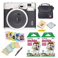 Fujifilm instax mini 90 Instant Film Camera + Fujifilm instax Film 20 Sheets + Extra Accessories Kit (Neo Classic)
