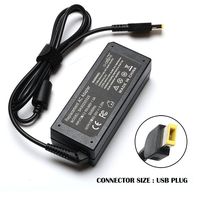 65W 20V 3.25A AC Adapter Laptop Charger for Lenovo Thinkpad T430 T440 T440S T440P T450 T460 T460S T540P T560 E440 E450 E550 E560 G50 G50-45 G50-70 G50-80 Z50 Z50-70 Z50-75 Power Supply Cord Plug