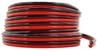 GS Power Flexible 10 AWG (American Wire Gauge) 50 Feet Stranded Oxygen Free Copper Red/Black Bonded Zip Cord Cable for Car Audio Stereo Amplifier 12Volt Automotive Harness LED Light Wiring