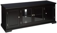 Leick Black Hardwood TV Stand, 60-Inch