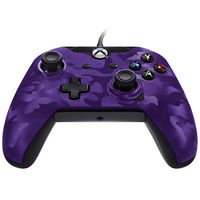 PDP 048-082-NA-CM05 Stealth Series Wired Controller for Xbox One, Xbox One X and Xbox One S 048-082-NA-CM05, Purple Camo