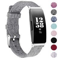 EZCO Bands Compatible with Fitbit Inspire HR & Inspire, Woven Fabric Breathable Watch Strap Quick Release Replacement Wristband Accessories Women Man Compatible with Inspire Smart Watch
