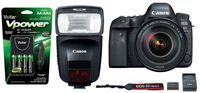 Canon EOS 6D Mark II DSLR Camera with EF 24-105mm f/4L IS II USM Lens (USA Warranty) + Canon Speedlite 470EX-AI