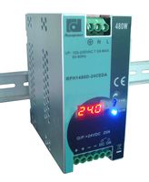 REIGNPOWER RPH1480D-24CENDA 480W 24VDC 20.0A Din Rail Power Supply Voltage Monitor Display